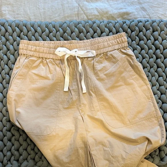 Light Beige Drawstring Pants - Picture 3 of 5